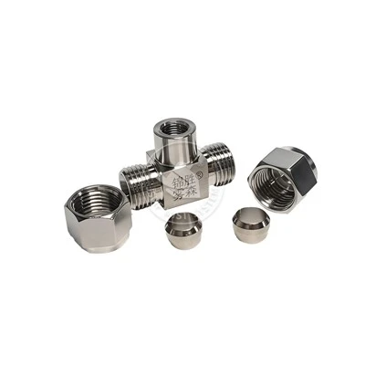 Quick-connect Pipe Three-way Connector